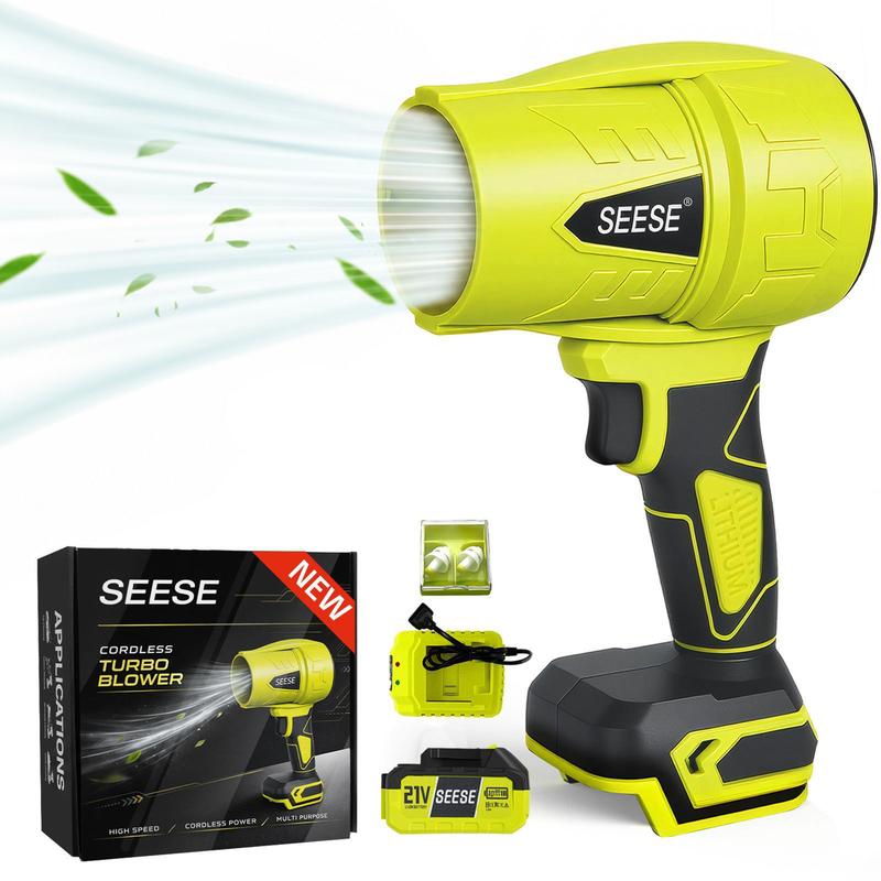 SEESE Cordless Turbo Leaf Blower & Car Dryer