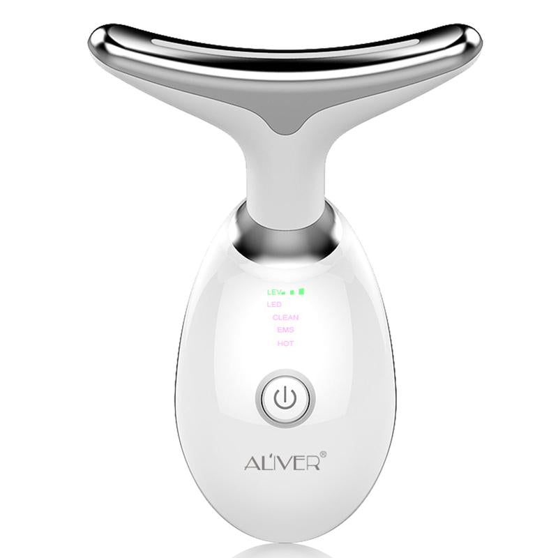 ALIVER LED Facial Massager — Cordless Face & Neck Tool