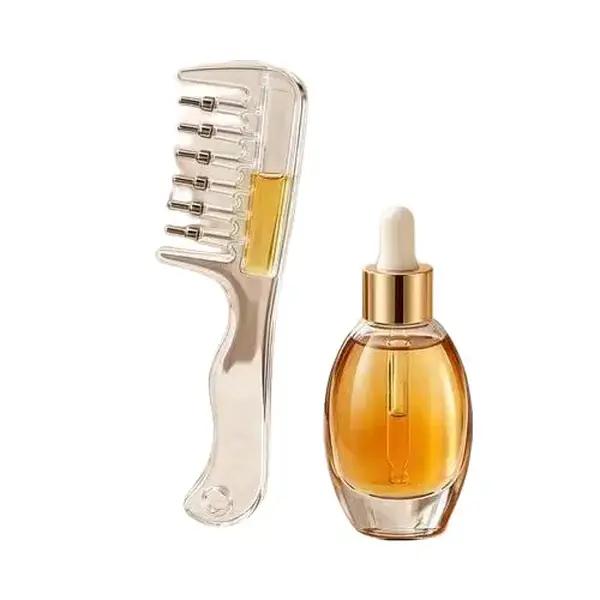 Refillable Scalp Oil Applicator Comb — Hair-Root Massage Tool